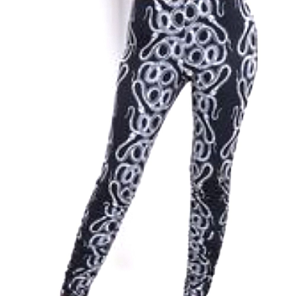 Akira Snake Print Ruched Leggings